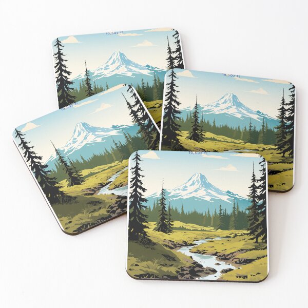 Item preview, Mount Jefferson Alpine Reverie designed and sold by NeuralVibe.
