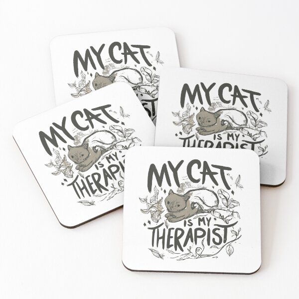 Item preview, My Cat is My Therapist designed and sold by Buyfastcart.