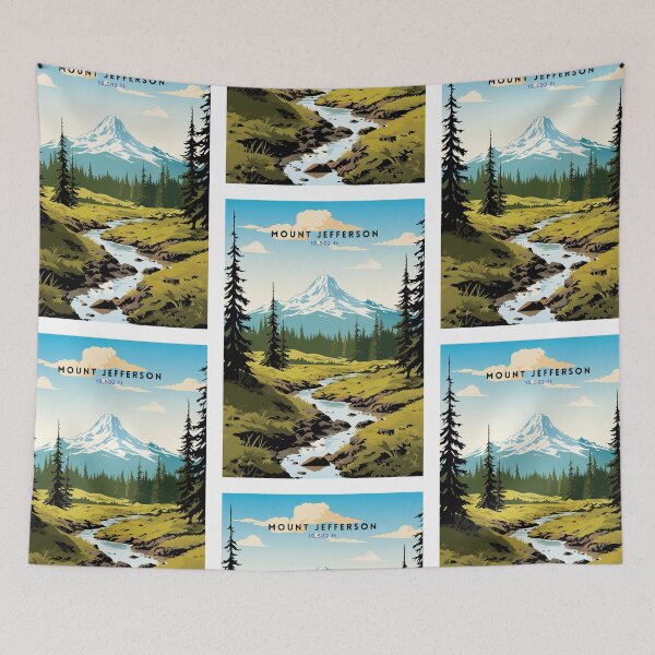 Item preview, Mount Jefferson Alpine Reverie designed and sold by NeuralVibe.