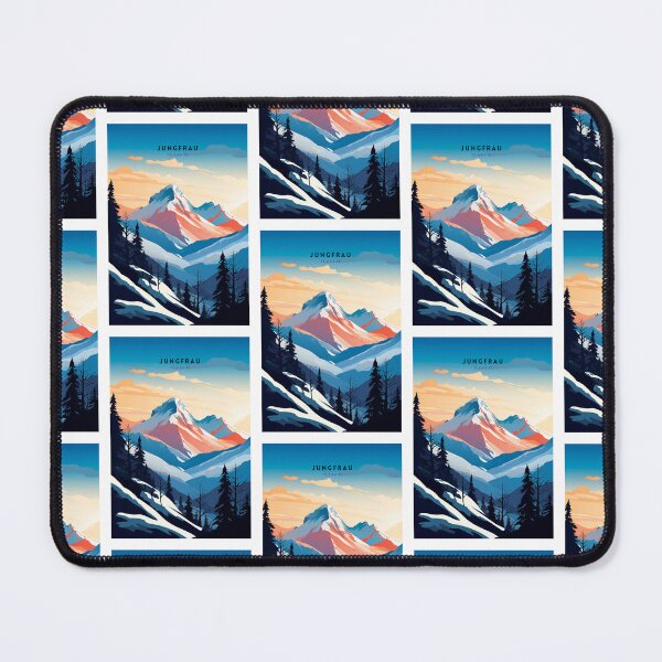 Item preview, Jungfrau Alpine Grace designed and sold by NeuralVibe.