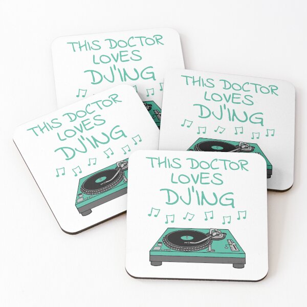 Item preview, This Doctor Loves DJ'ing, DJ Music Producer Musician designed and sold by doodlerob.