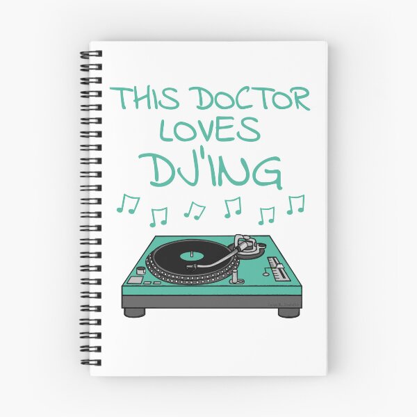 Item preview, This Doctor Loves DJ'ing, DJ Music Producer Musician designed and sold by doodlerob.
