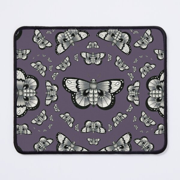 Item preview, Illustrative tattoo style butterfly moth designed and sold by Cabot of Curiosities.