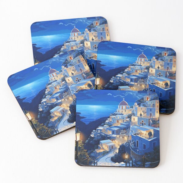 Item preview, Santorini Serenity: Dreams in Greece #7 designed and sold by Anuchartl.