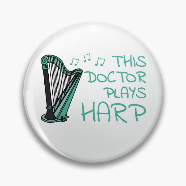 Item preview, This Doctor Plays Harp, Harpist String Musician designed and sold by doodlerob.