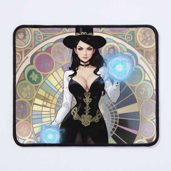 Item preview, Za-Tanna, Daughter of Magic - Cosplay Art Nouveau #7 - Multiverse Collection - Fan AI Art - Pop Art - AI Generated Art designed and sold by skyeworldmedia.