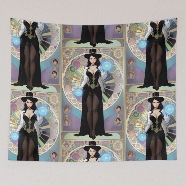 Item preview, Za-Tanna, Daughter of Magic - Cosplay Art Nouveau #7 - Multiverse Collection - Fan AI Art - Pop Art - AI Generated Art designed and sold by skyeworldmedia.
