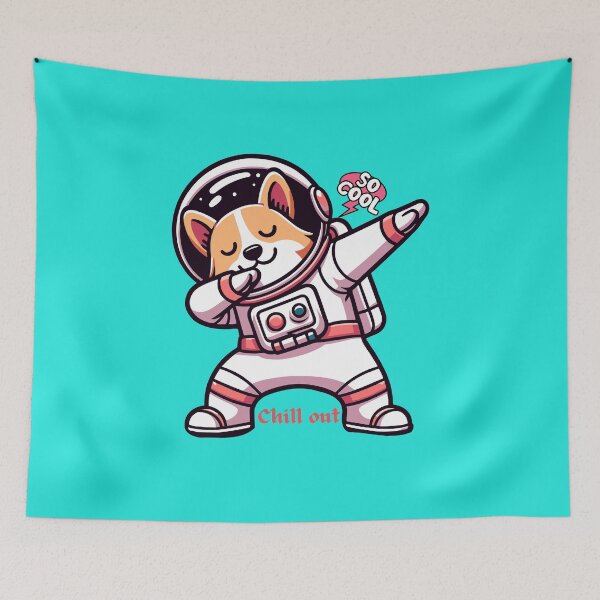 Item preview, Corgi astronaut designed and sold by AnyMar2023.