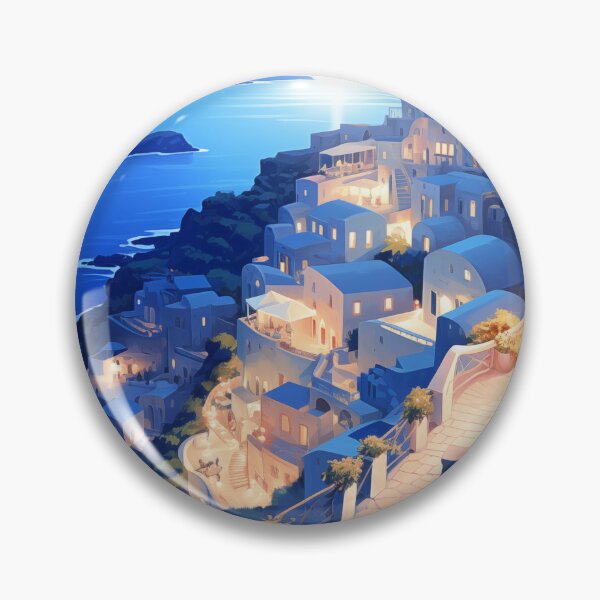Item preview, Santorini Serenity: Dreams in Greece #8 designed and sold by Anuchartl.