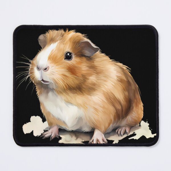 Item preview, "Guinea Pig in Watercolor: Full Body Print" designed and sold by Art-Vortex-fr.