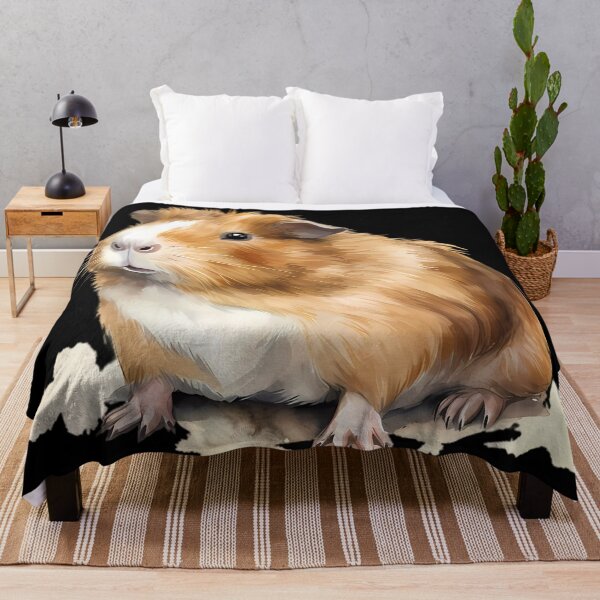 Item preview, "Guinea Pig in Watercolor: Full Body Print" designed and sold by Art-Vortex-fr.