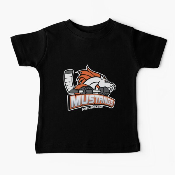 Melbourne Mustangs Classic White Logo Baby T-Shirt