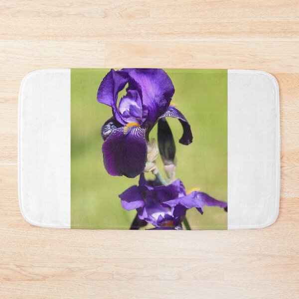 Item preview, Violet iris on nature background designed and sold by olena2552.