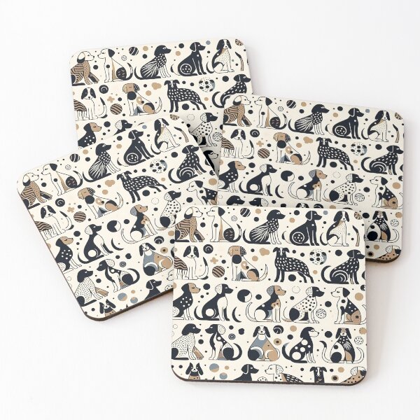 Item preview, Dogs animal pattern designed and sold by Haji  Kamora.