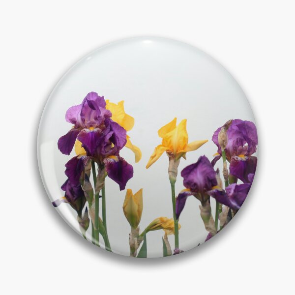 Item preview, Colorful iris on white background designed and sold by olena2552.