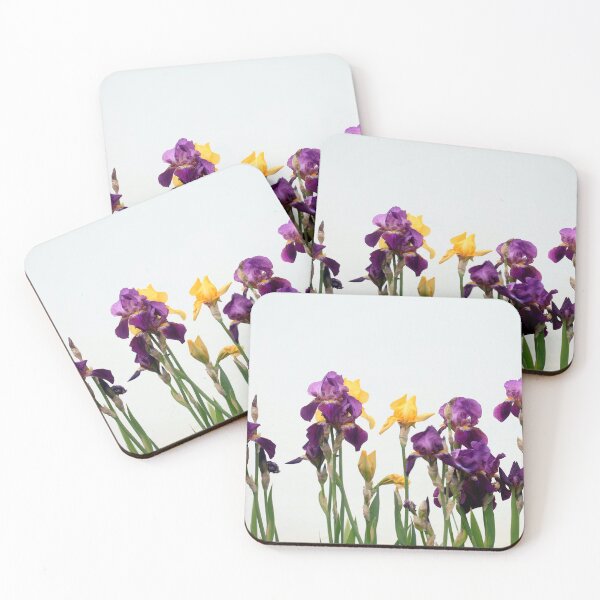 Item preview, Colorful iris on white background designed and sold by olena2552.