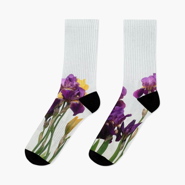 Item preview, Colorful iris on white background designed and sold by olena2552.