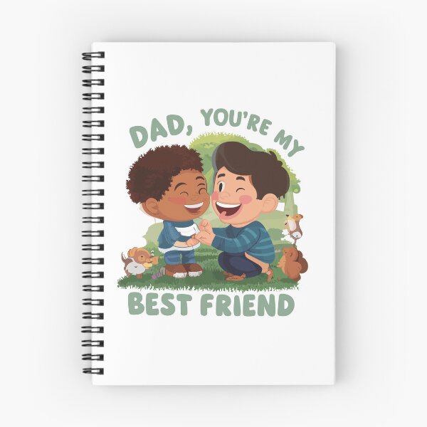 Item preview, Dad, You're My Best Friend - Heartwarming Father's Day Illustration designed and sold by HahaHandlesHub.