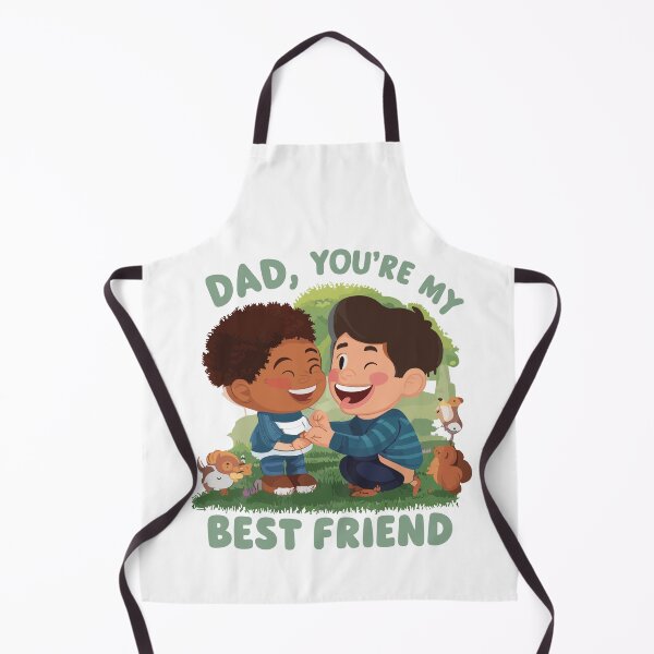 Item preview, Dad, You're My Best Friend - Heartwarming Father's Day Illustration designed and sold by HahaHandlesHub.