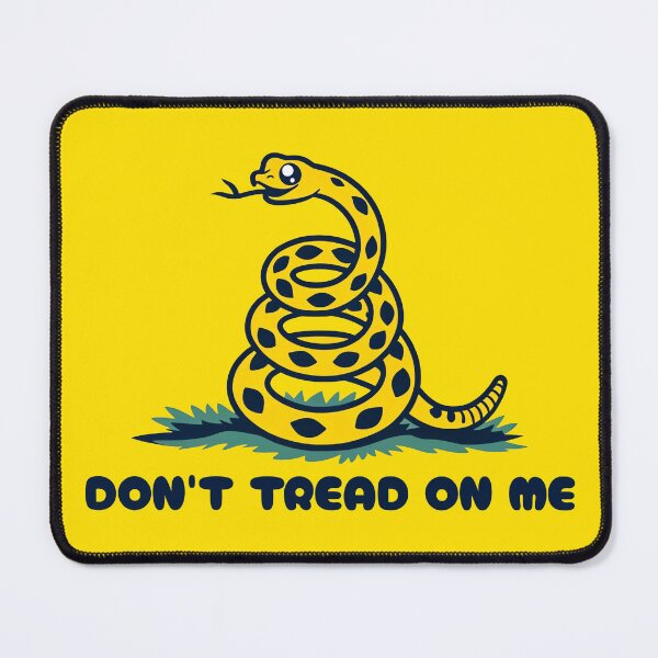 Item preview, Cute GADSDEN FLAG "Don't Tread On Me" Snake Libertarian Kawaii designed and sold by Decamegashop.