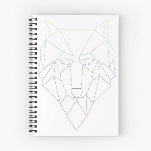 Item preview, Triangular wolf illustration  designed and sold by KiraBalan.