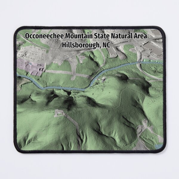 Item preview, Occoneechee State Natural Area Bare Earth with OpenStreetMap designed and sold by gistinker.