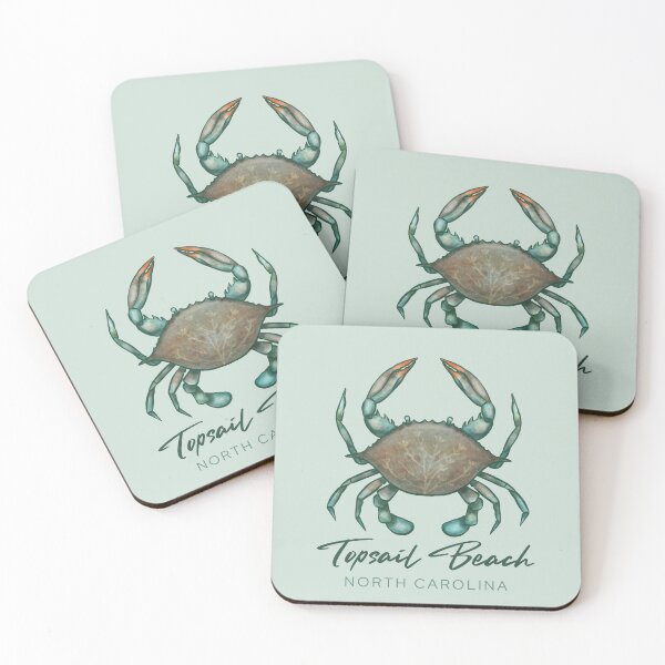 Item preview, Topsail Beach North Carolina SC Blue Crab designed and sold by carolinafound.