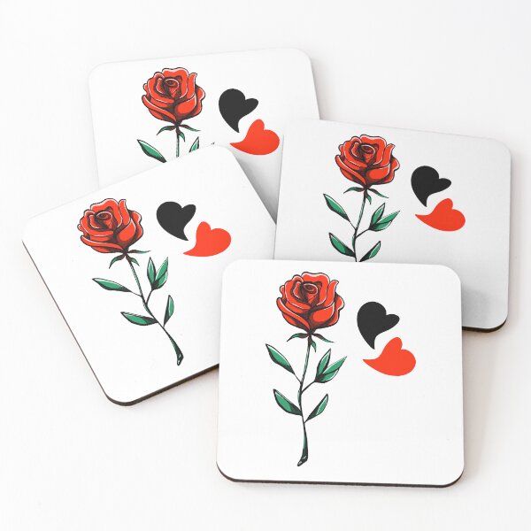 Item preview, Rose and heart love designed and sold by DyuDrawSmith.