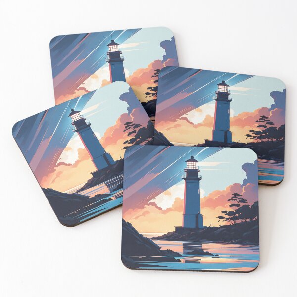 Item preview, Lighthouse on Sunrise designed and sold by Anifone.