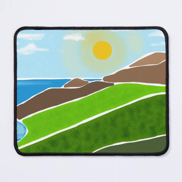 Item preview, Morning Sail (Retro Style Landscape Art) designed and sold by joeycastaneda.