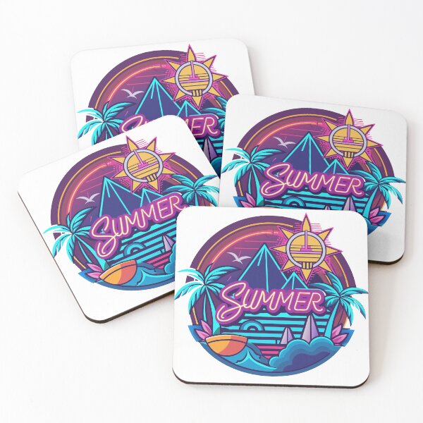 Item preview, Summer with pictures of trees and neon lights designed and sold by pranod2272.