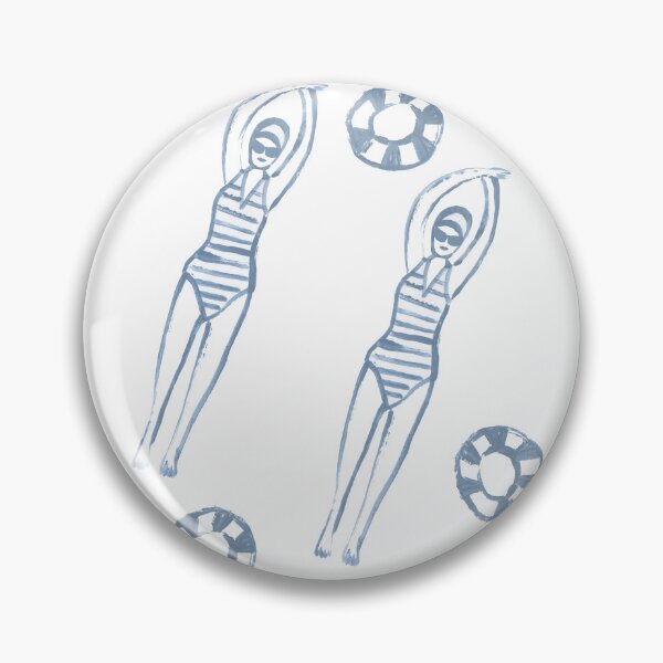 Item preview, Vintage Artistic Synchro Swimmers Abstract Acrylic Art designed and sold by pink-cowboy.