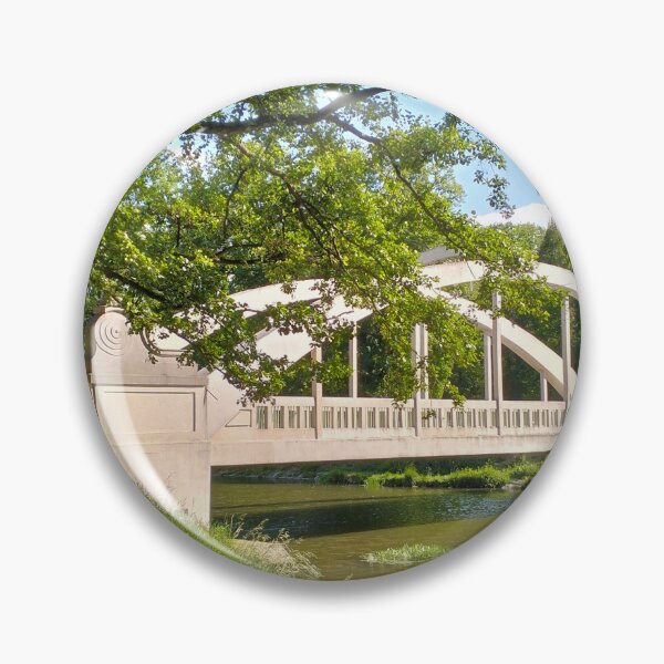 Item preview, Bridge in spring park designed and sold by lusiakotowska.