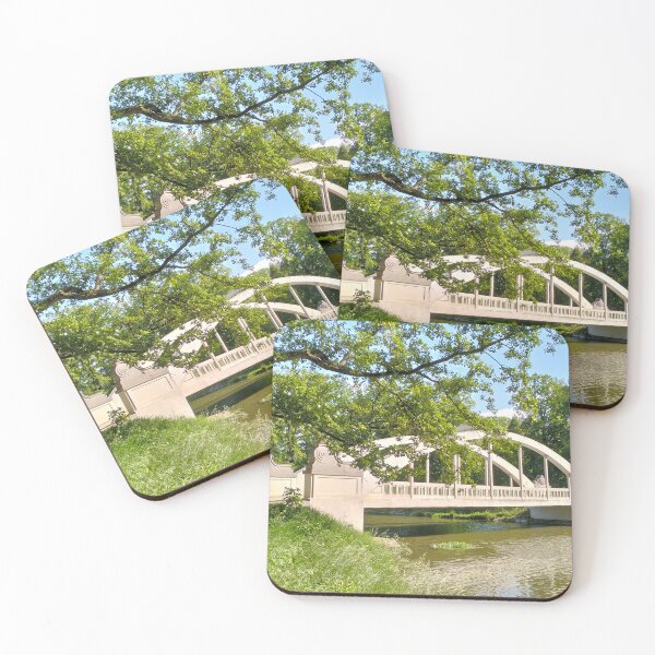 Item preview, Bridge in spring park designed and sold by lusiakotowska.