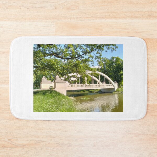 Item preview, Bridge in spring park designed and sold by lusiakotowska.