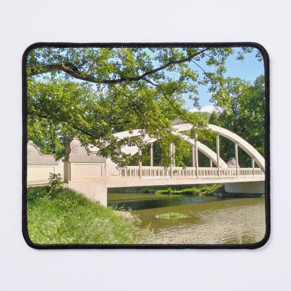 Item preview, Bridge in spring park designed and sold by lusiakotowska.