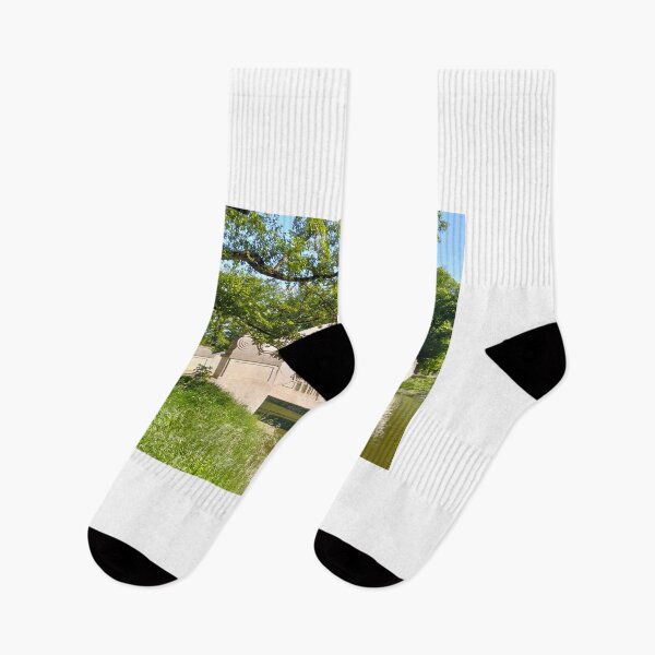 Item preview, Bridge in spring park designed and sold by lusiakotowska.