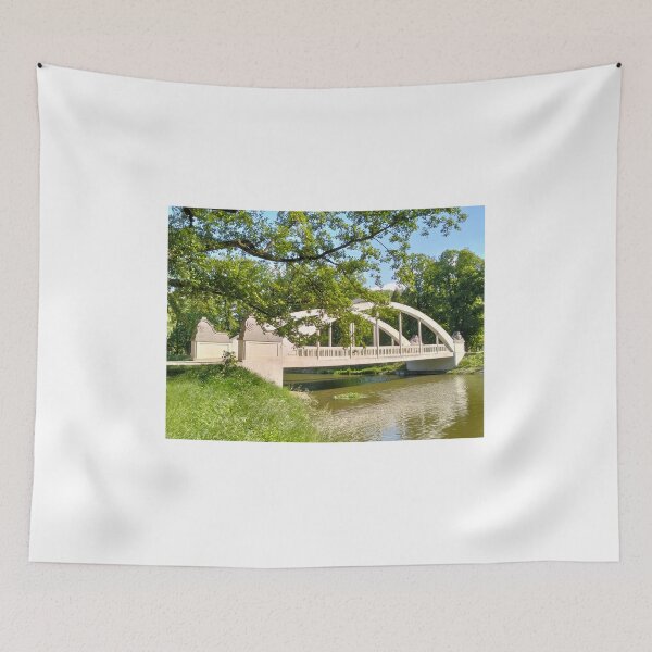 Item preview, Bridge in spring park designed and sold by lusiakotowska.