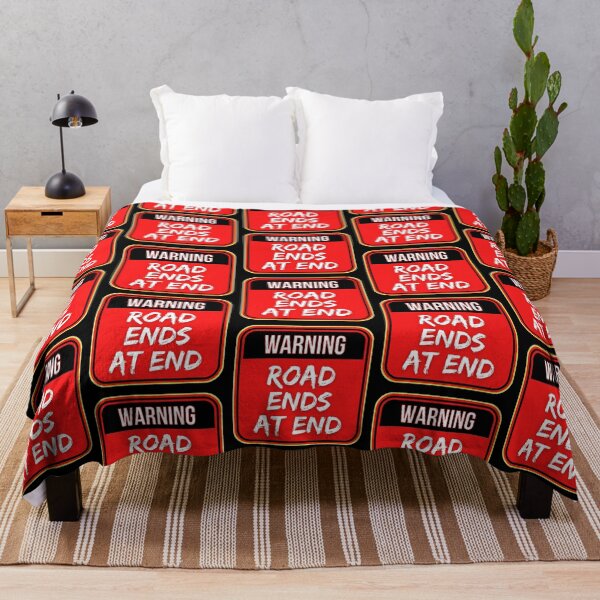 Item preview, WARNING: Road Ends At End - funny warning traffic signs designed and sold by DesignsFromTW-S.
