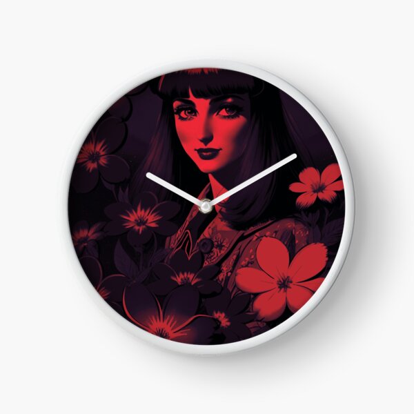 Item preview, Elegant Contrast: Woman Red and Black designed and sold by GrizzlyCollective.