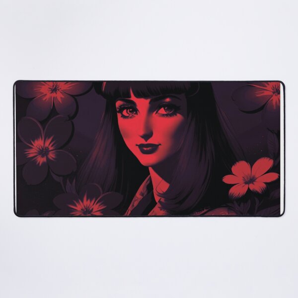 Item preview, Elegant Contrast: Woman Red and Black designed and sold by GrizzlyCollective.