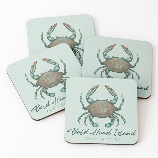 Item preview, Bald Head Island North Carolina SC Blue Crab designed and sold by carolinafound.