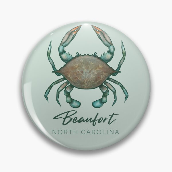 Artikelvorschau, Beaufort North Carolina SC Blaukrabbe entworfen und verkauft von carolinafound.