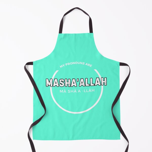 Item preview, White Text: Pronouns MASHA'ALLAH designed and sold by themasgd.