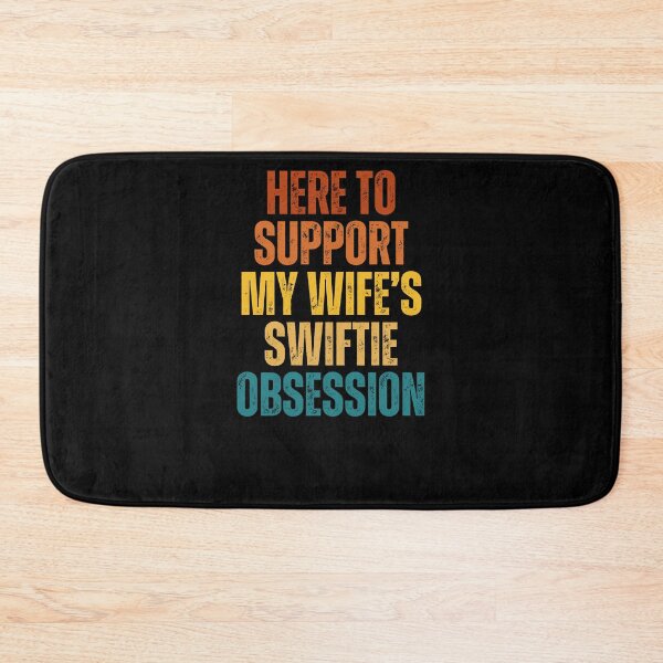 Item preview, Here To Support My Wife's Swiftie Obsession, Swiftie Gift, Swiftie Husband Gift designed and sold by throuplescorner.