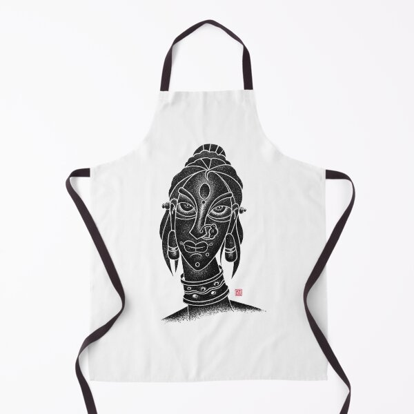 Item preview, Indian Young Tribal Woman Beautiful Face designed and sold by Wiggly Lines.