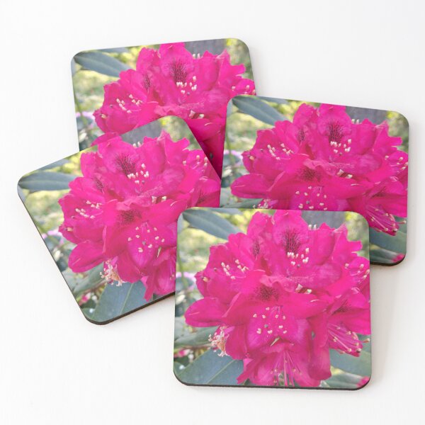 Item preview, Red rhododendron designed and sold by lusiakotowska.