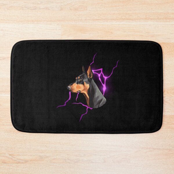 Item preview, Doberman Amazing Dog T-Shirt Thunderstorm Lightning Purple designed and sold by Mypieceofspace.