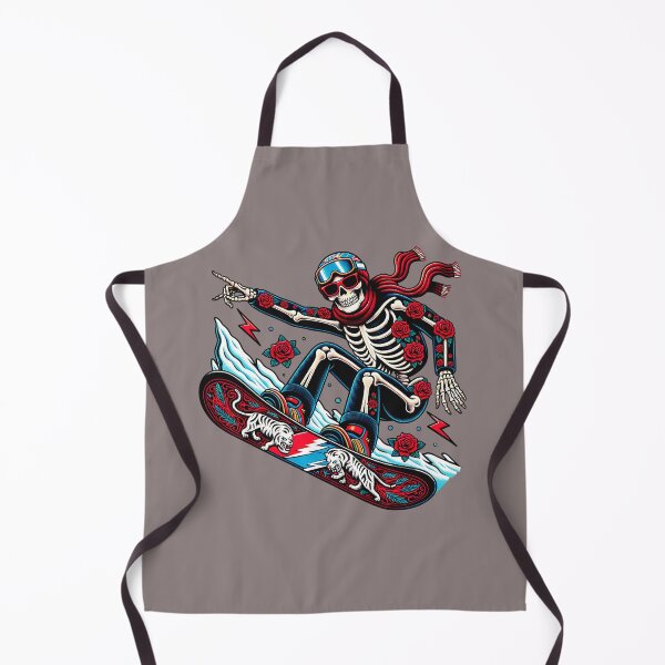 Item preview, Skeleton Deadhead Snowboarder Getting Air designed and sold by HippieFarms11.