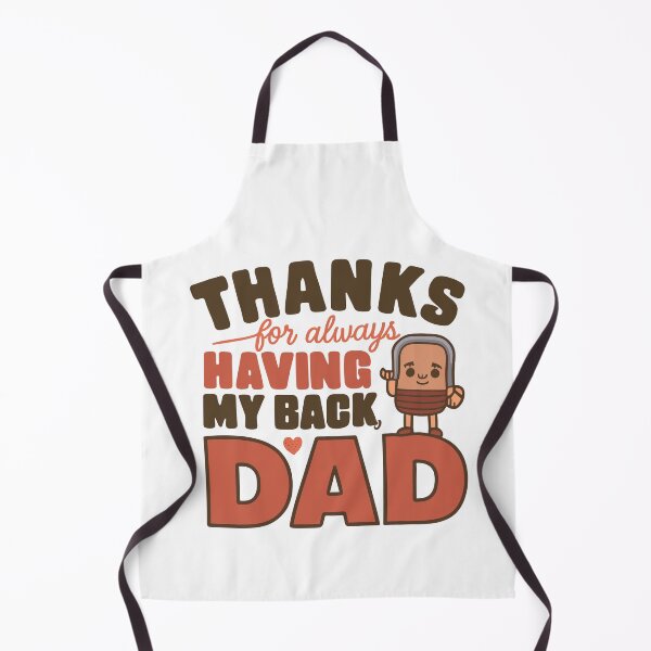 Item preview, Thanks for Having My Back, Dad" - Heartfelt Father's Day Art designed and sold by HahaHandlesHub.